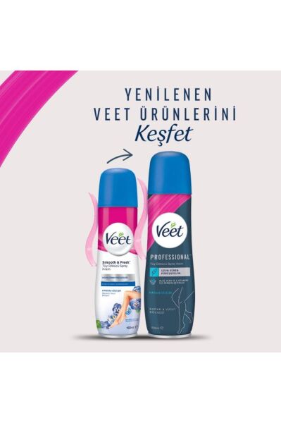 Veet Tüy Dökücü Krem Sprey Hassas Ciltler İçin 150ml