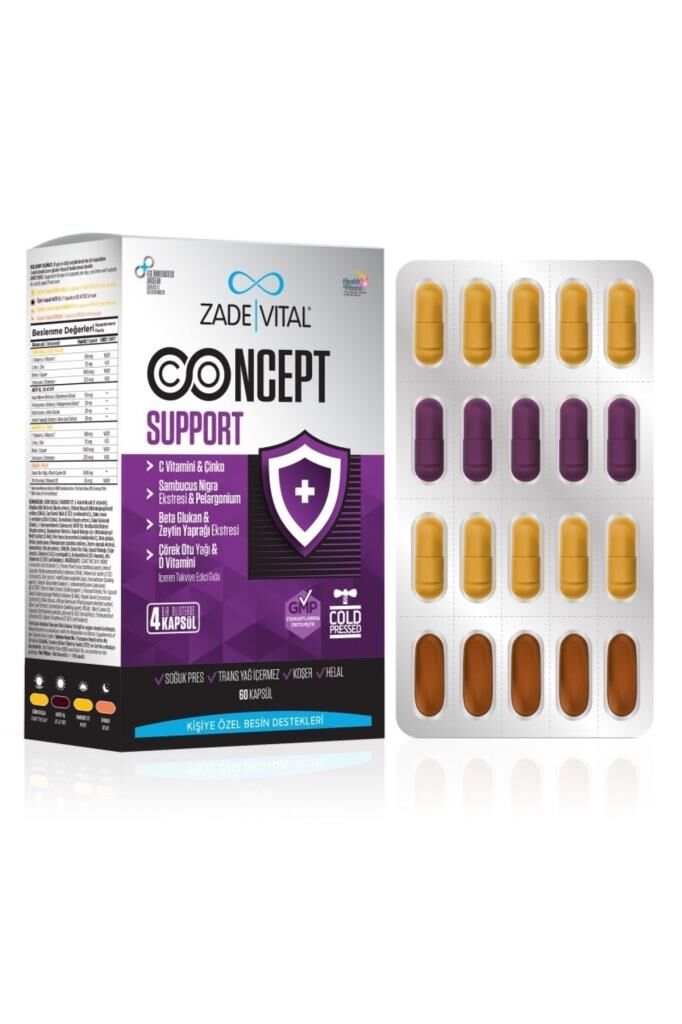 Zade Vital Concept Support 60 Kapsül