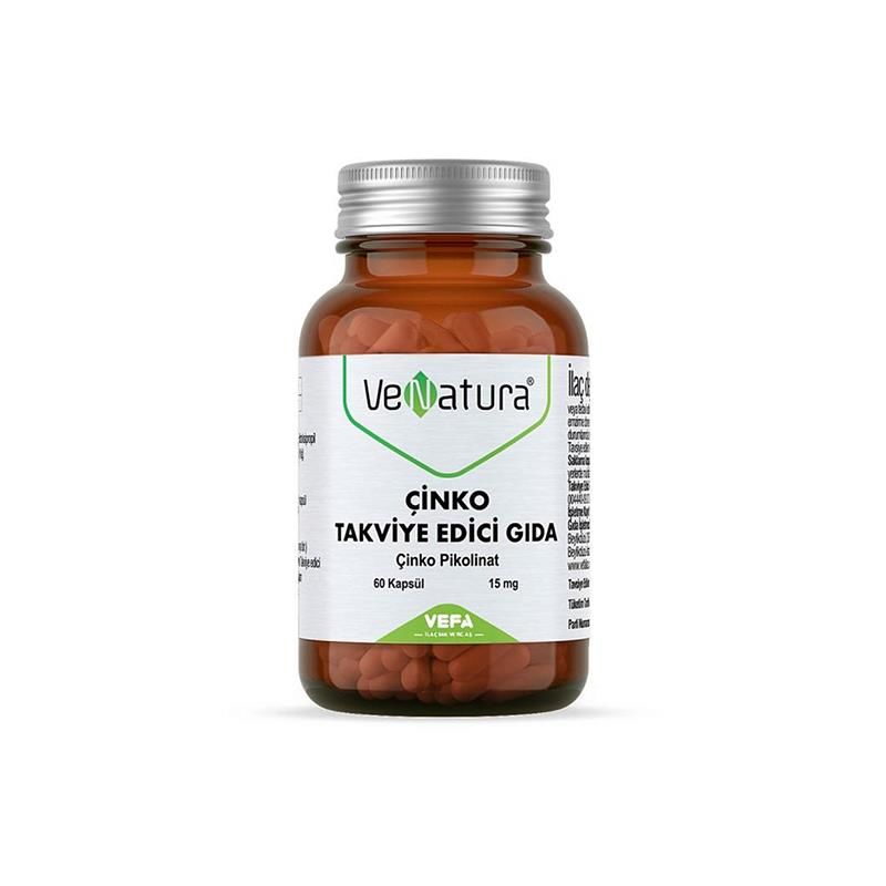 VeNatura Çinko 15 mg 60 Kapsül