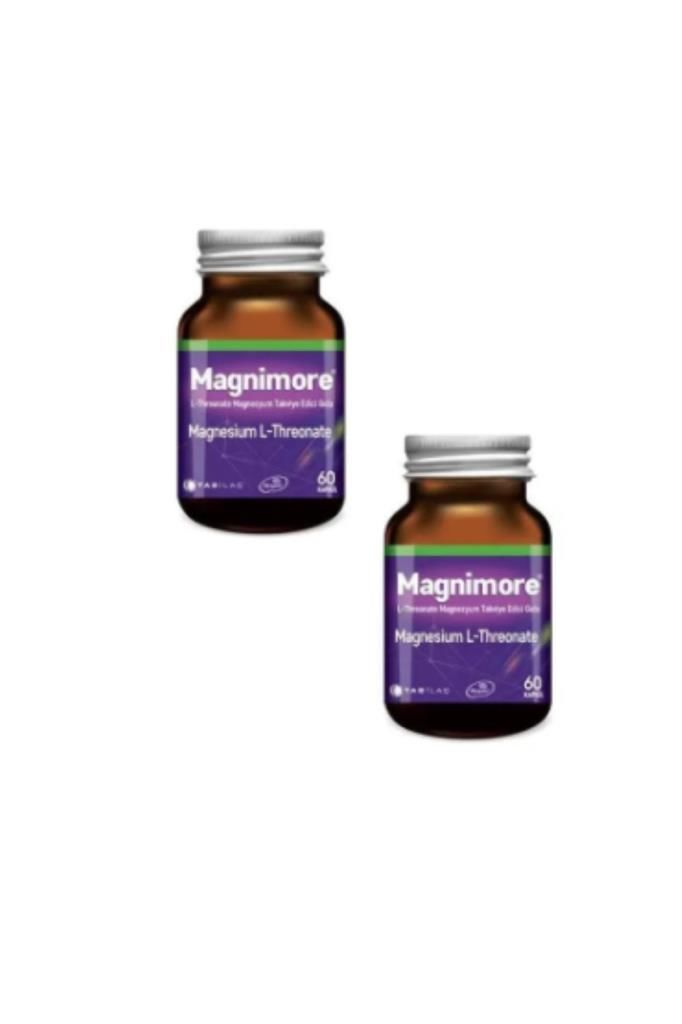 Magnimore Magnesium L-Threonate 60 Kapsül 2'li Avantajlı Paket