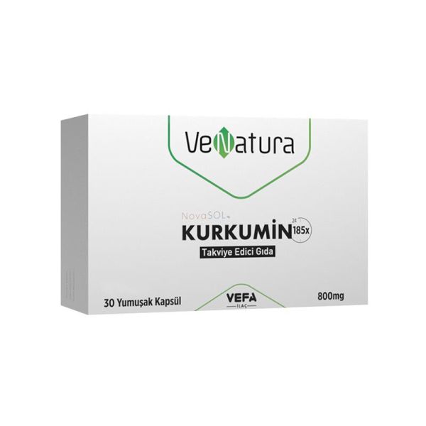 VeNatura NovaSOL Kurkumin Takviye Edici Gıda 30 Kapsül