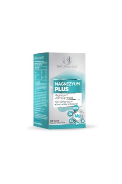Naturalnest Magnesium Plus Takviye Edici Gıda 30 Tablet