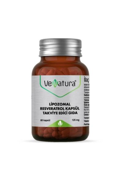 VeNatura Lipozomal Resveratrol Kapsül Takviye Edici Gıda 60 Kapsül