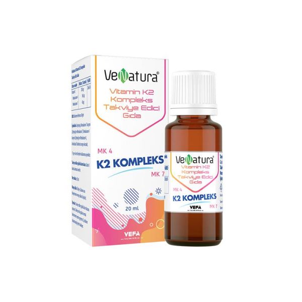 Venatura K2 Kompleks Takviye Edici Gıda 20 ml