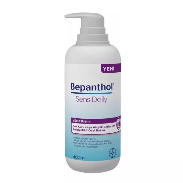 Bepanthol Sensidaily Pompalı Vücut Kremi 400 ml