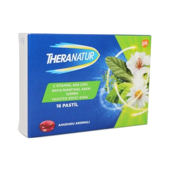 Theranatur Ahududu Aromalı Pastil 16 Adet
