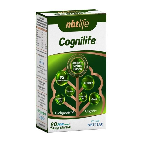 Nbt Life Cognilife Takviye Edici Gıda 60 Kapsül