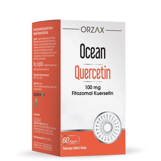 Orzax Ocean Quercetin 100 mg 60 Kapsül