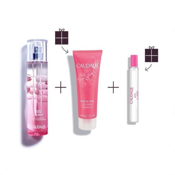 Caudalie Rose De Vigne Seyahat Set