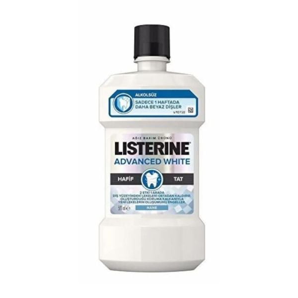 Listerine Advanced White Hafif Tat 500 ml