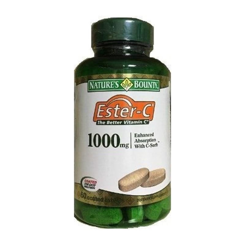 Nature's Bounty Ester-C 1000 Mg 60 Tablet