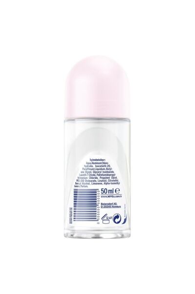Nivea Invisible For Black & White Roll-On Clear 50 ml