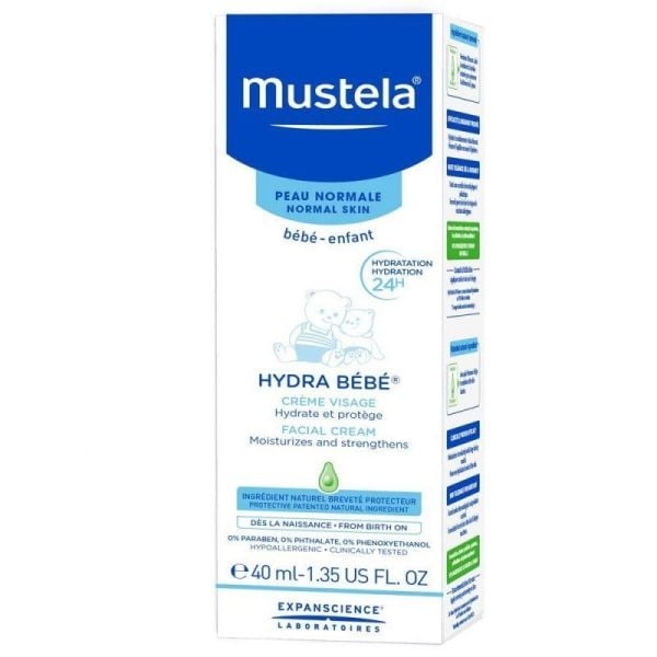 Mustela Hydra Bebe Yüz Kremi 40 ml