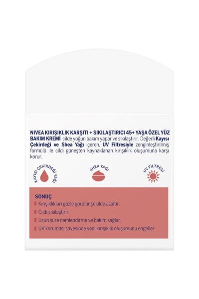 Nivea Kırışıklık Karşıtı Krem 45 Yaş Üstü 50 ml