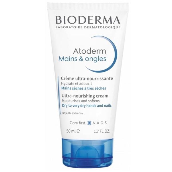 Bioderma Atoderm Ultra-Nourishign Cream Hands & Nails 50ml