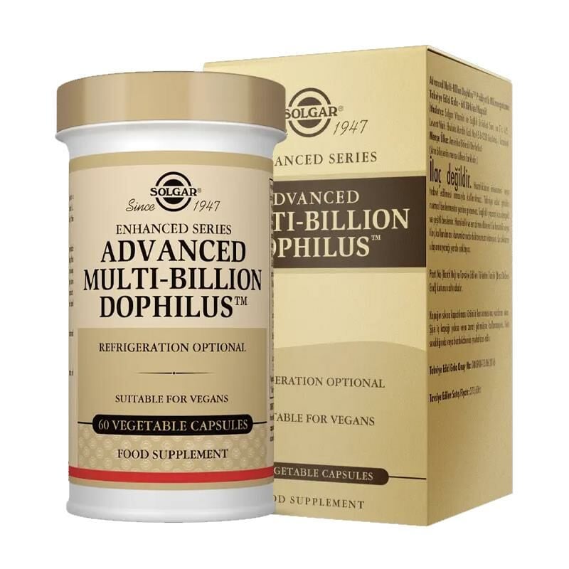 Solgar Advanced Multi-billion Dophilus 60 Kapsül
