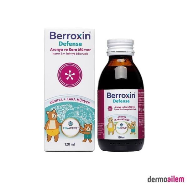 Berroxin Defense Aronya ve Kara Mürver Şurup 120 mL