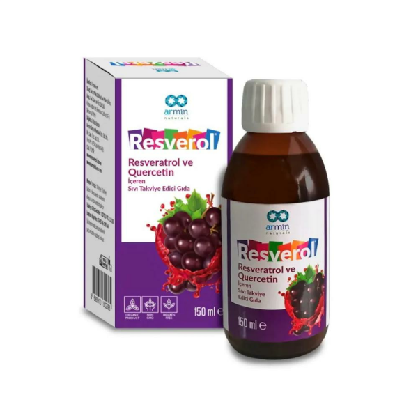 Armin Resverol - Resveratrol ve Quercetin İçeren Sıvı Takviye Edici Gıda 150 ml