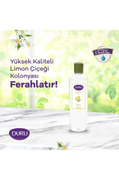 Duru Limon Kolonya Pet Şişe 80 Derece 200ml