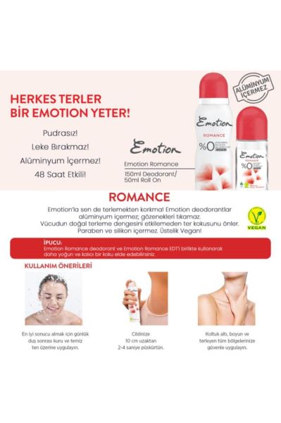 Emotion Roll On Romance 50 ml