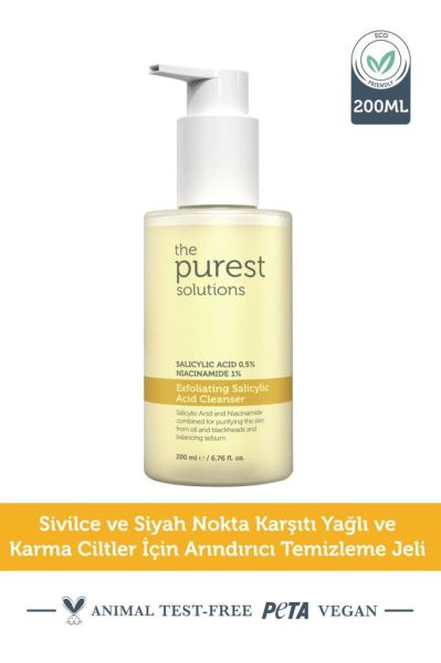 The Purest Solutions Exfoliating Salicylic Acid Cleanser 200 ml