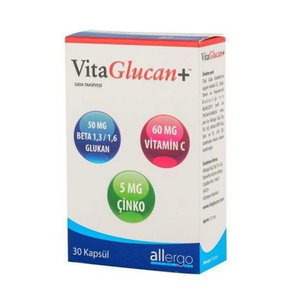 Allergo VitaGlucan + 30 Kapsül