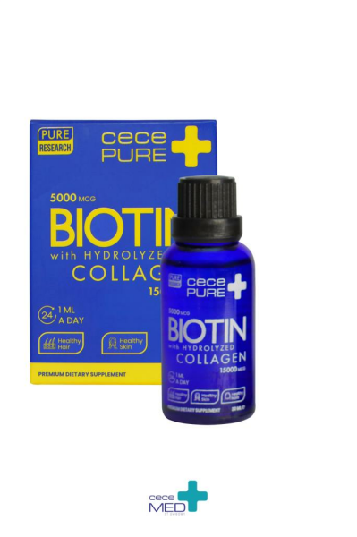 CecePure Biotin 5000 mcg 30 ml 2'li