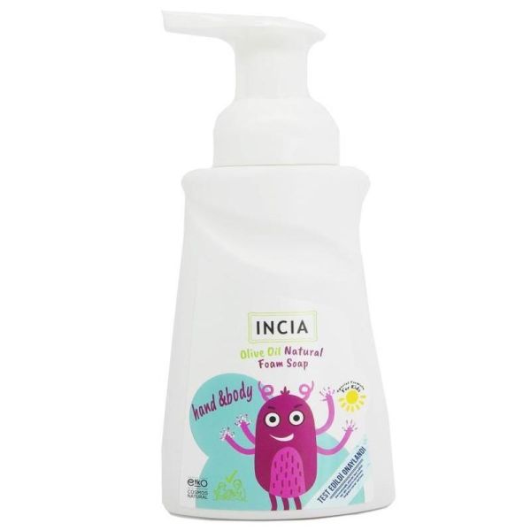 Incia Çocuklar Için Zeytinyağlı Doğal Köpük Sabun 200 ml