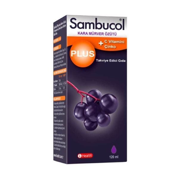 Sambucol Plus Likit Kara Mürver Ekstresi 120 ml