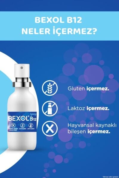 Bexol Vitamin B12 1000 mcg Sprey 15 ml