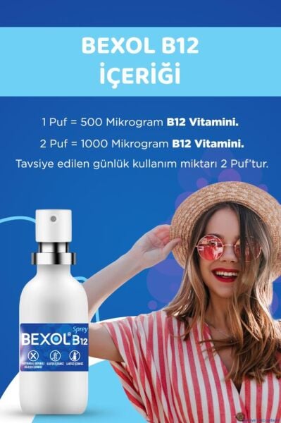Bexol Vitamin B12 1000 mcg Sprey 15 ml
