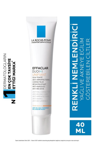 La Roche Posay Effaclar Duo Unifiant 40ml - Orta Ton Matlaştırıcı