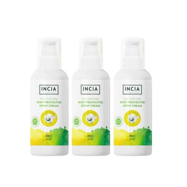 Incia Sinek Kovucu Doğal Koruyucu Vücut Losyonu 100 ml 3'lü Set