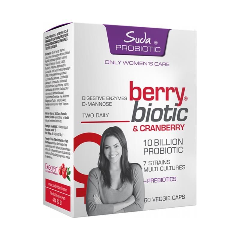 Suda Probiotic Berrybiotic 60 Kapsül