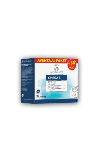 Naturalnest Omega 3 Avantajlı Paket 90 Kapsül