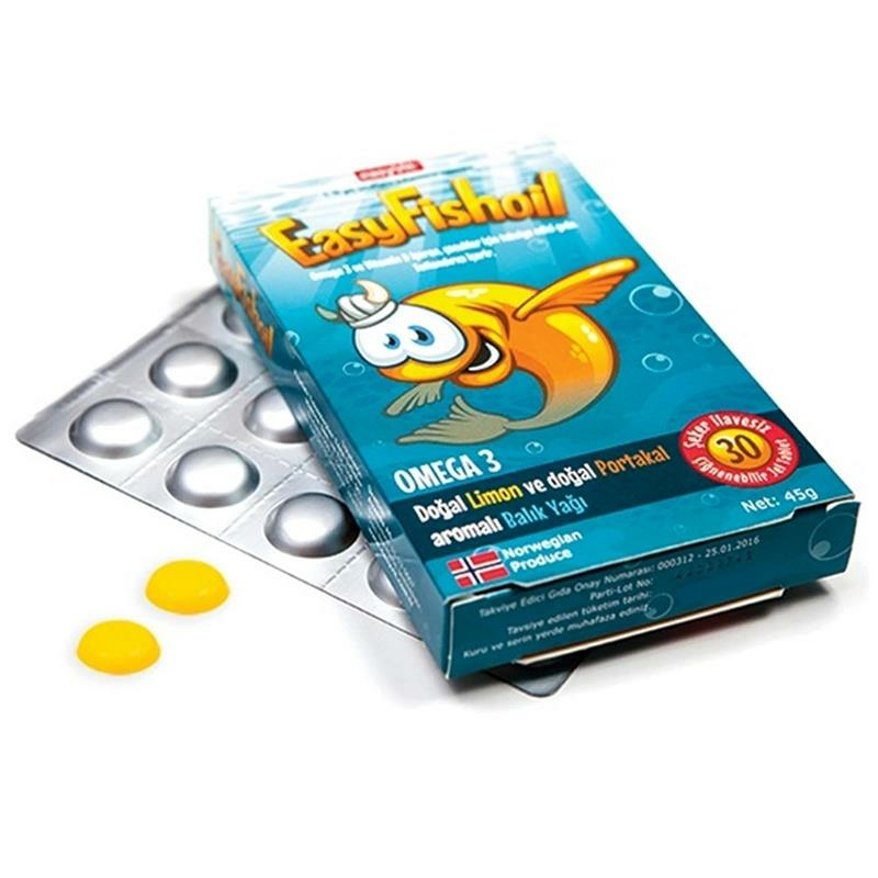 Easyvit Easyfishoil Omega 3 Çiğnenebilir 30 Jel Tablet