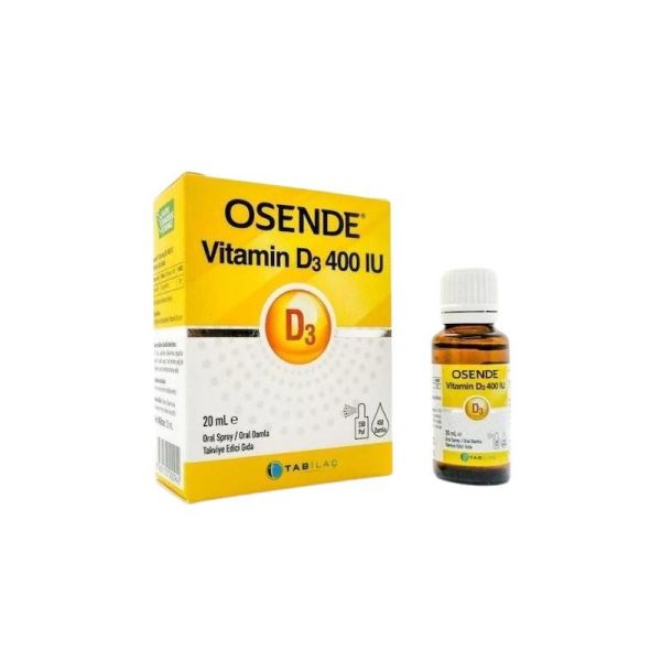 Osende Vitamin D3 400 IU Damla Sprey 20 ml