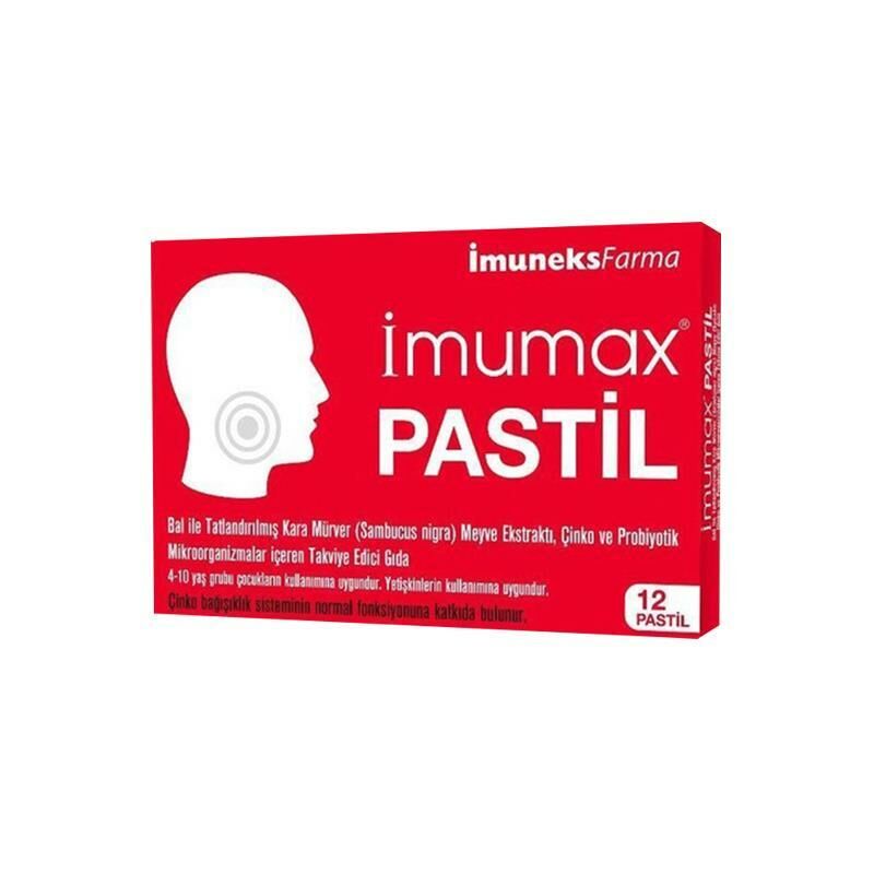 Imuneks İmumax_Pastil 12 Adet