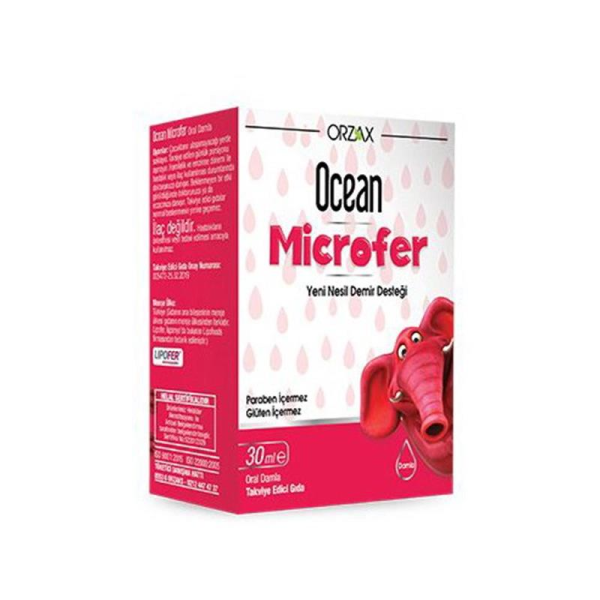 Orzax Ocean Microfer Oral Damla 30 ml