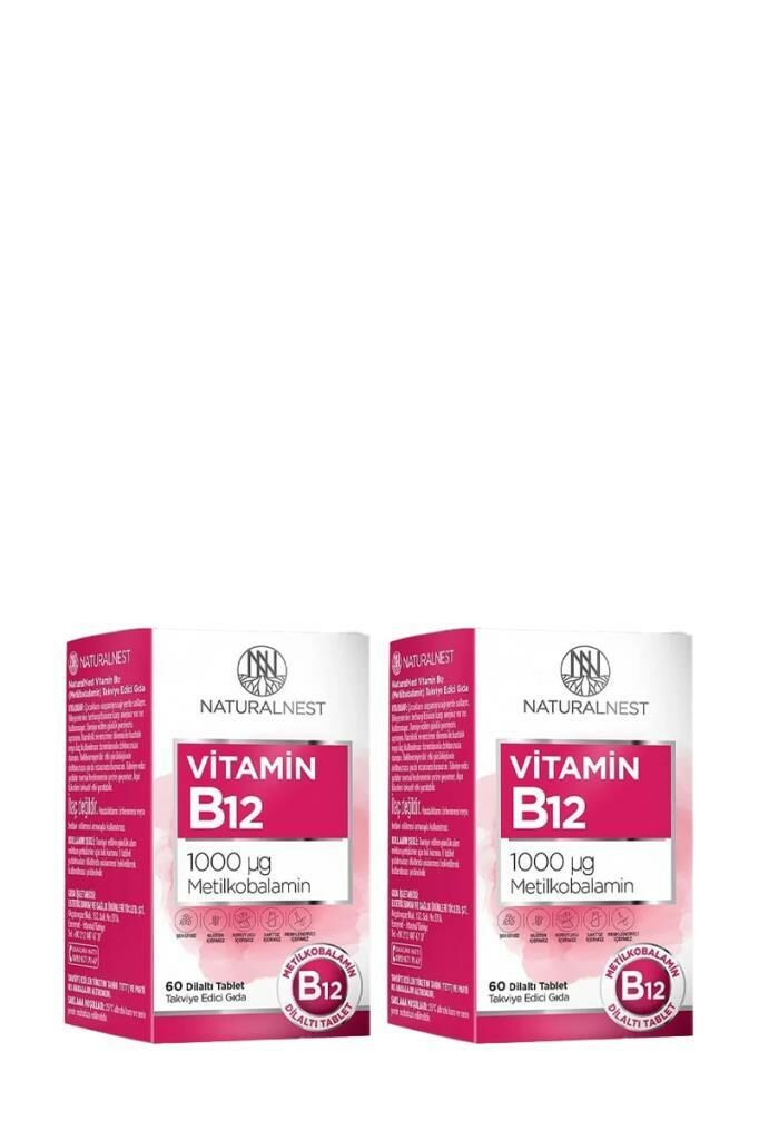 NaturalNest Vitamin B12 60 Tablet Firsat Paketi