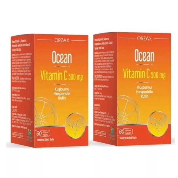 Orzax Ocean Vitamin C 500 Mg 60 Kapsül