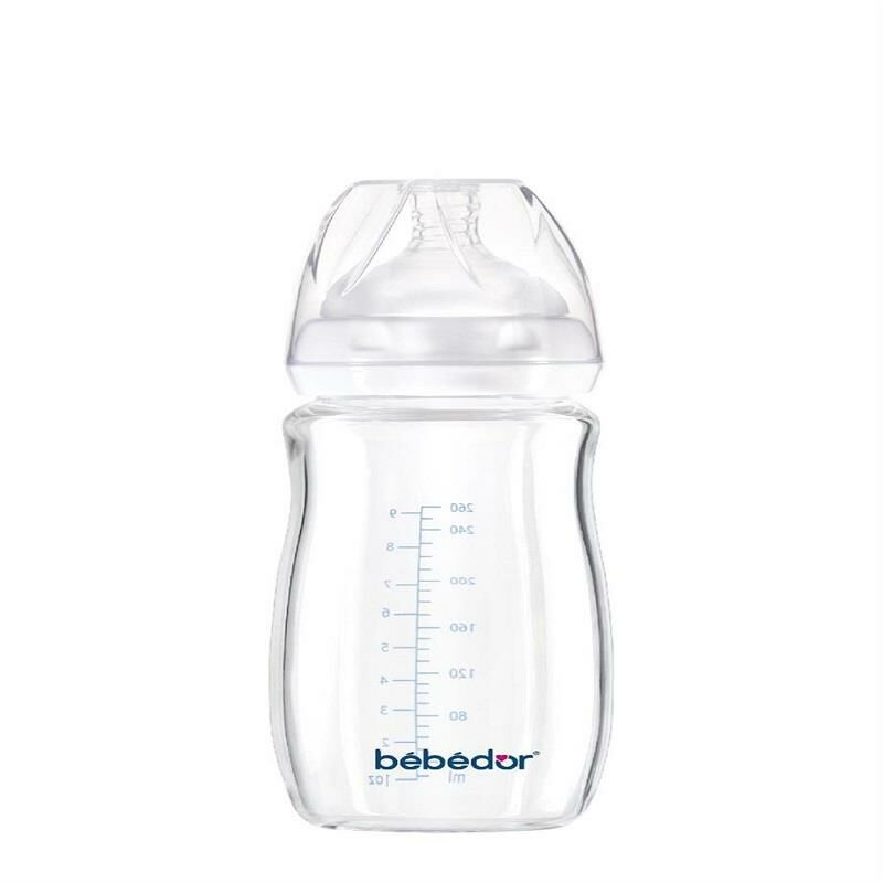 Bebedor Isıya Dayanıklı Cam Biberon 260 Ml 3 Ay+