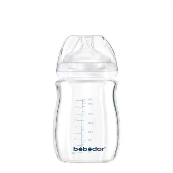 Bebedor Isıya Dayanıklı Cam Biberon 260 Ml 3 Ay+