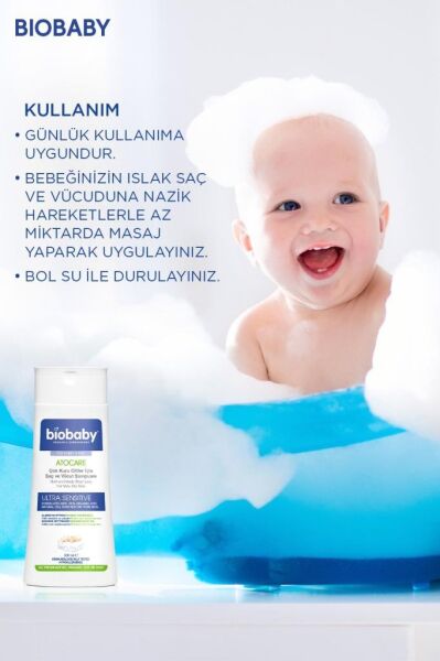 Biobaby Kuru ve Atopik Ciltler İçin Şampuan 300 ml