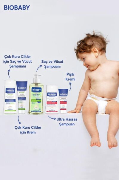Biobaby Kuru ve Atopik Ciltler İçin Şampuan 300 ml