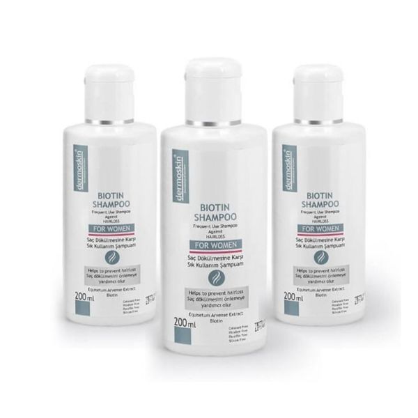 Dermoskin Biotin Shampoo For Women 200ml 3 Al 2 Öde