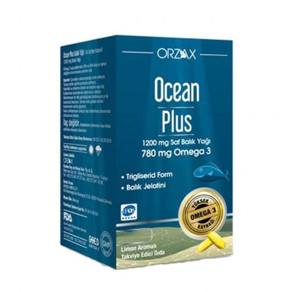 Ocean Plus 1200 mg 50 Kapsül Balık Yağı