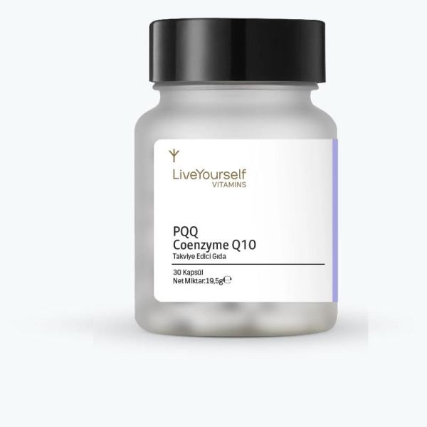 LiveYourself PQQ Coenzyme Q10 Takviye Edici Gıda 30 Kapsül