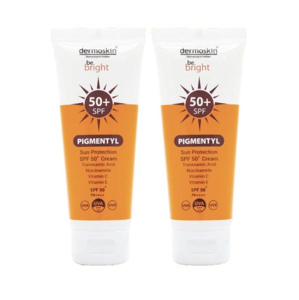 Dermoskin Pigmentyl Sun Protection SPF50+ Cream 75ml | İkili Paket