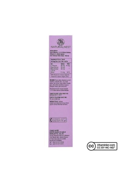 Naturalnest Immy Beta Glukan Çilek Aromalı Şurup 150 ml